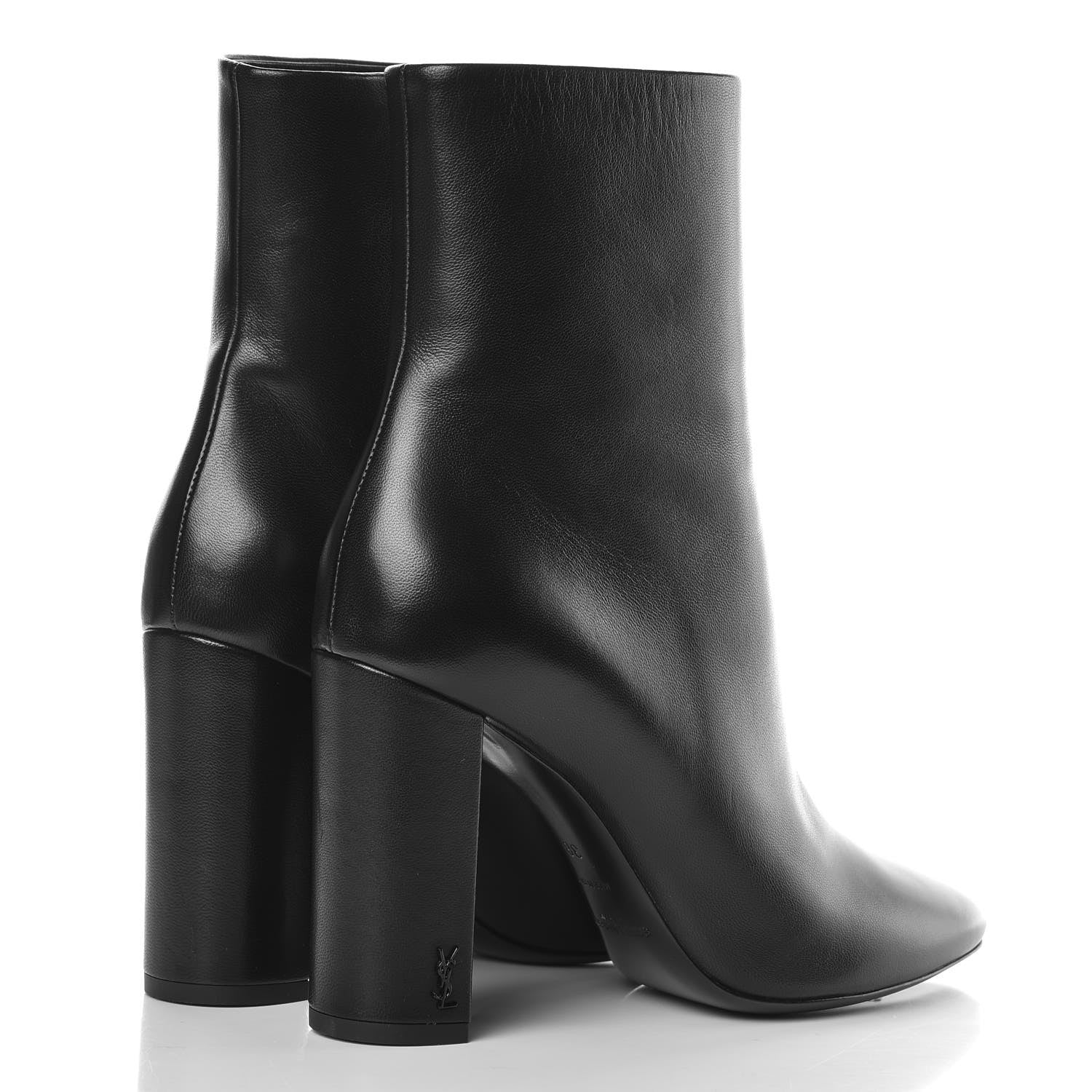 Saint Laurent Nappa Vendome Loulou Ankle Zip Boot 38 Black 4 of 10