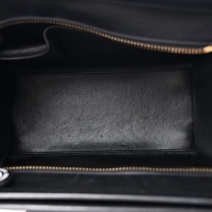 Celine Canvas Smooth Calfskin Micro Tri-Color Luggage Carmin 5 of 13