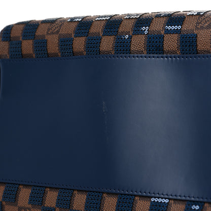 Louis Vuitton Damier Paillettes Speedy 30 Blue 9 of 9