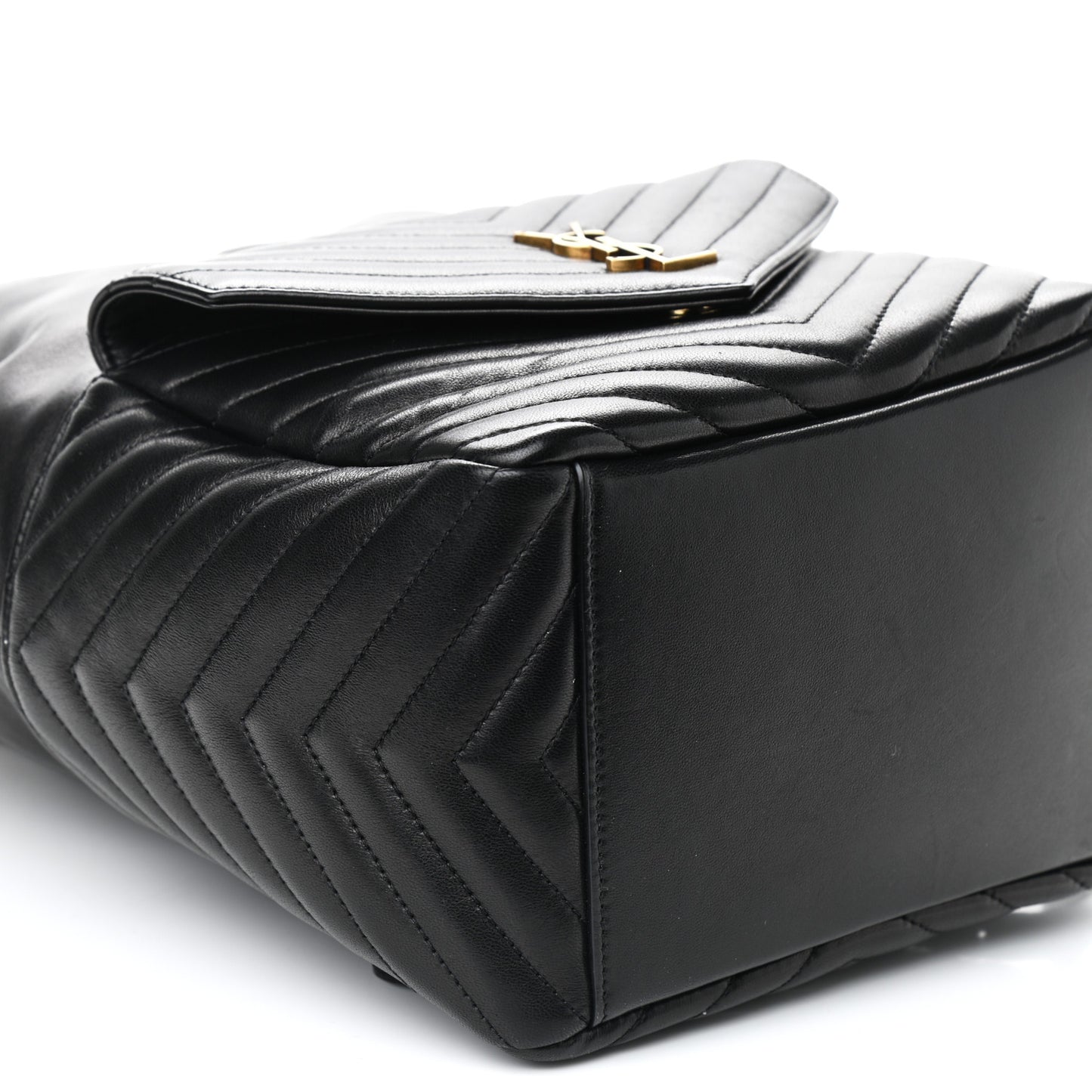Lambskin Matelasse Monogram Joe Backpack Black