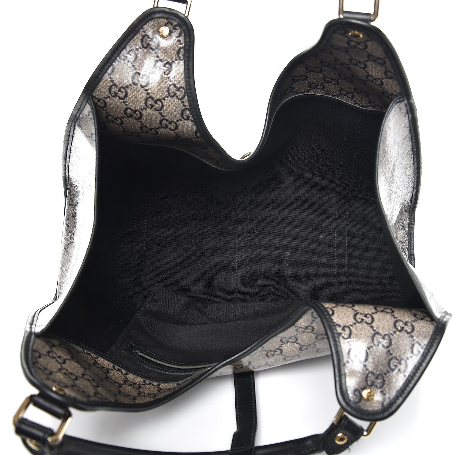 Gucci Crystal Monogram Large Joy Shoulder Bag Black 5 of 14