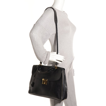 Marc Jacobs Goatskin 1984 Satchel Black 2 of 9