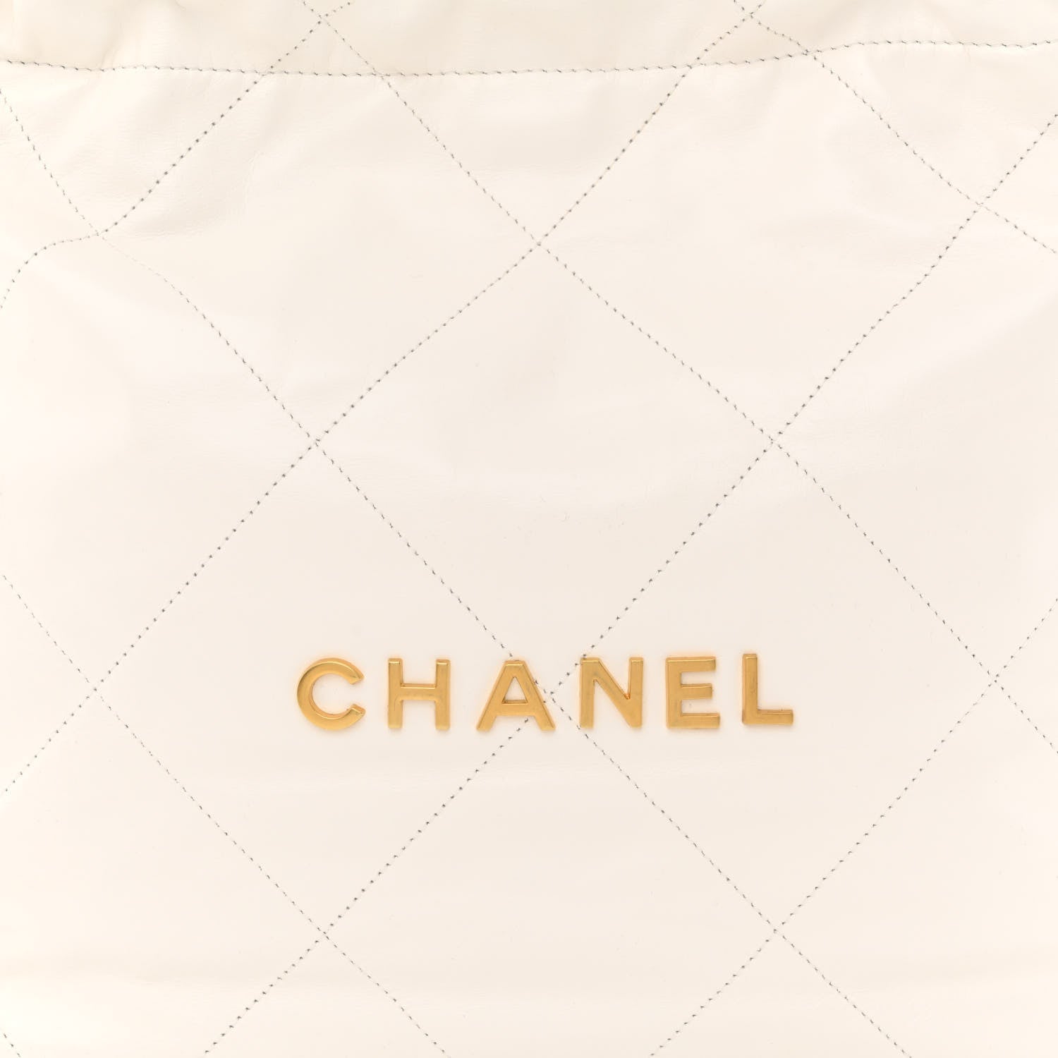 Chanel Shiny Calfskin Quilted Small Chanel 22 White 10 of 12