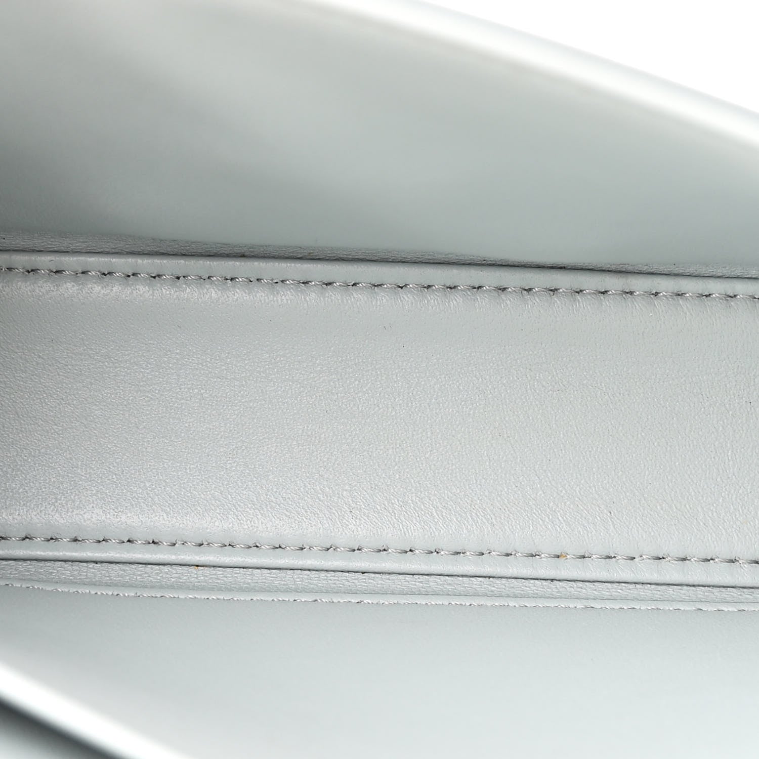 Celine Shiny Calfskin Triomphe Shoulder Bag Soft Blue 5 of 11