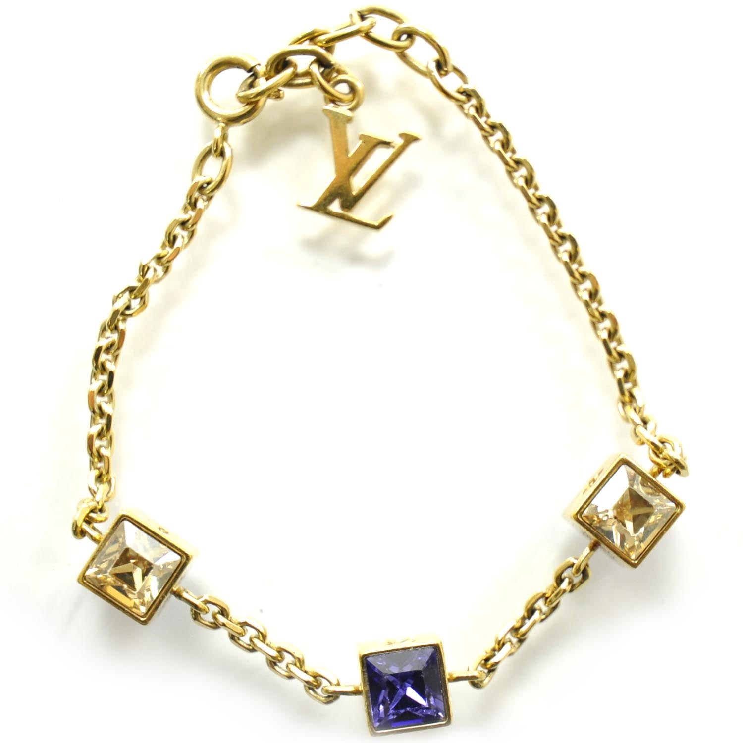 Louis Vuitton Swarovski Gamble Bracelet Azur 3 of 6
