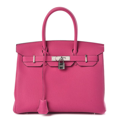 Hermes Togo Birkin 30 Rose Pourpre 1 of 32