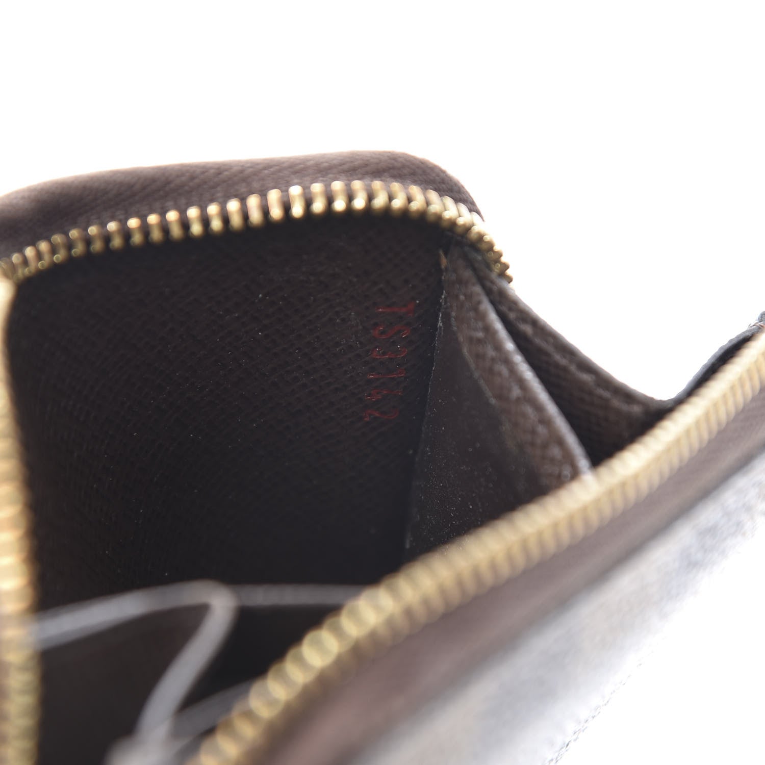Louis Vuitton Damier Ebene Zippy Coin Purse Rose Ballerine 7 of 10
