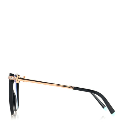 Tiffany Acetate Metal Crystal TF 4193-B Sunglasses Black 3 of 7