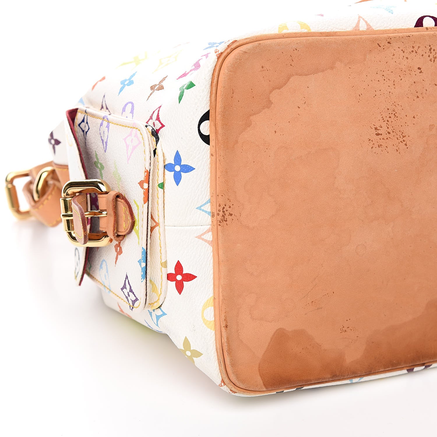 Louis Vuitton Monogram Multicolor Petit Noe White 9 of 12