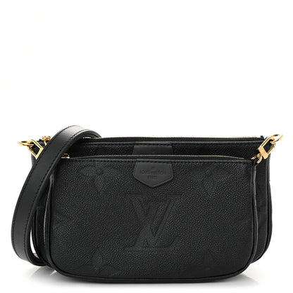 Louis Vuitton Empreinte Monogram Giant Multi Pochette Accessories Black 1 of 10