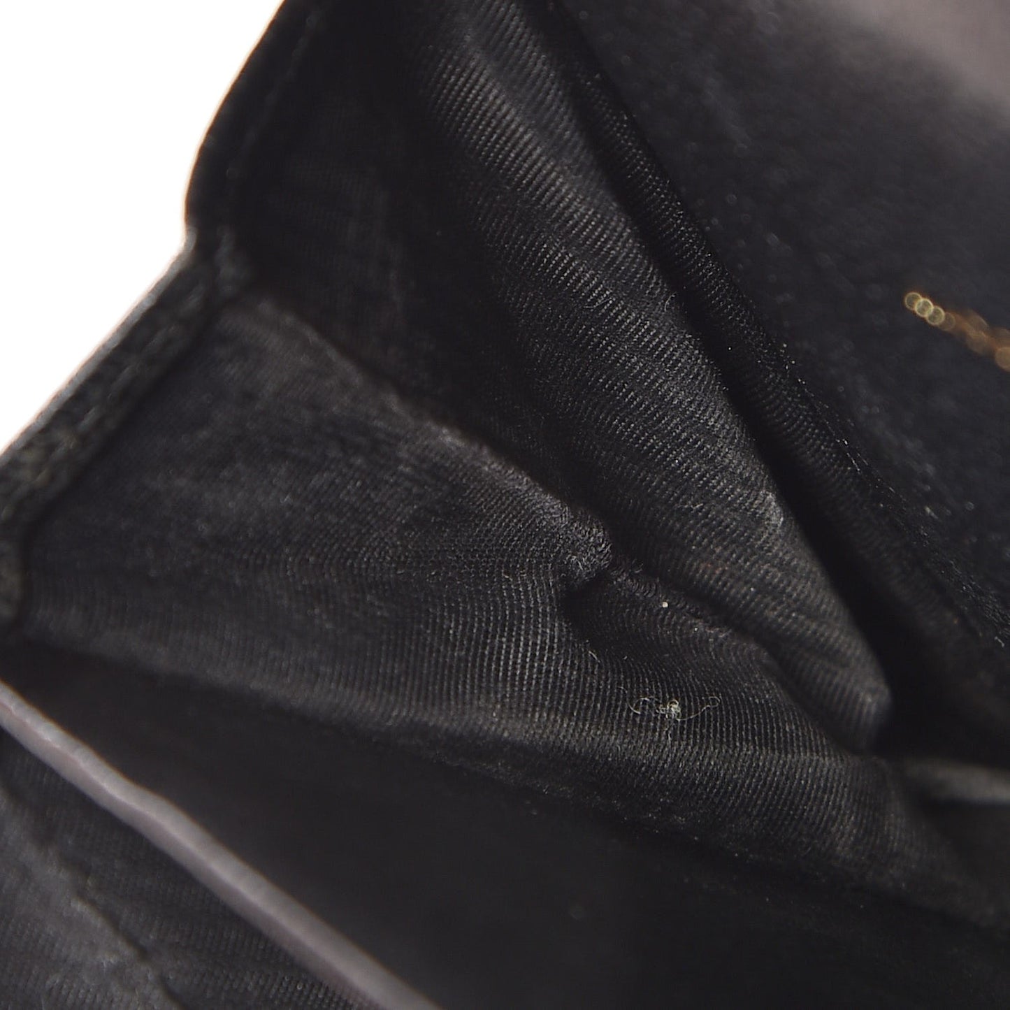 Goatskin Compact CC Wallet Black