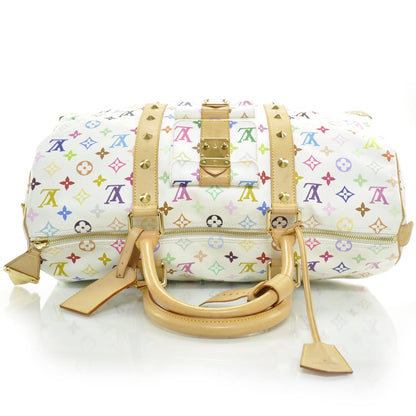 Louis Vuitton Monogram Multicolor Keepall 45 White 5 of 10