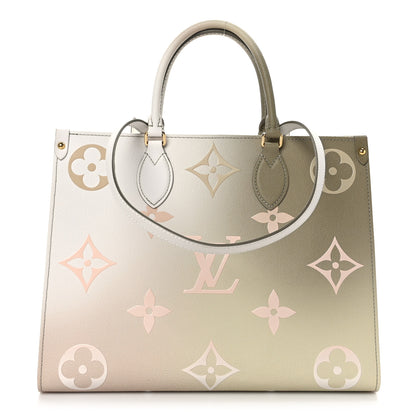 Louis Vuitton Monogram Giant Spring In The City OnTheGo MM Sunset Kaki 1 of 8