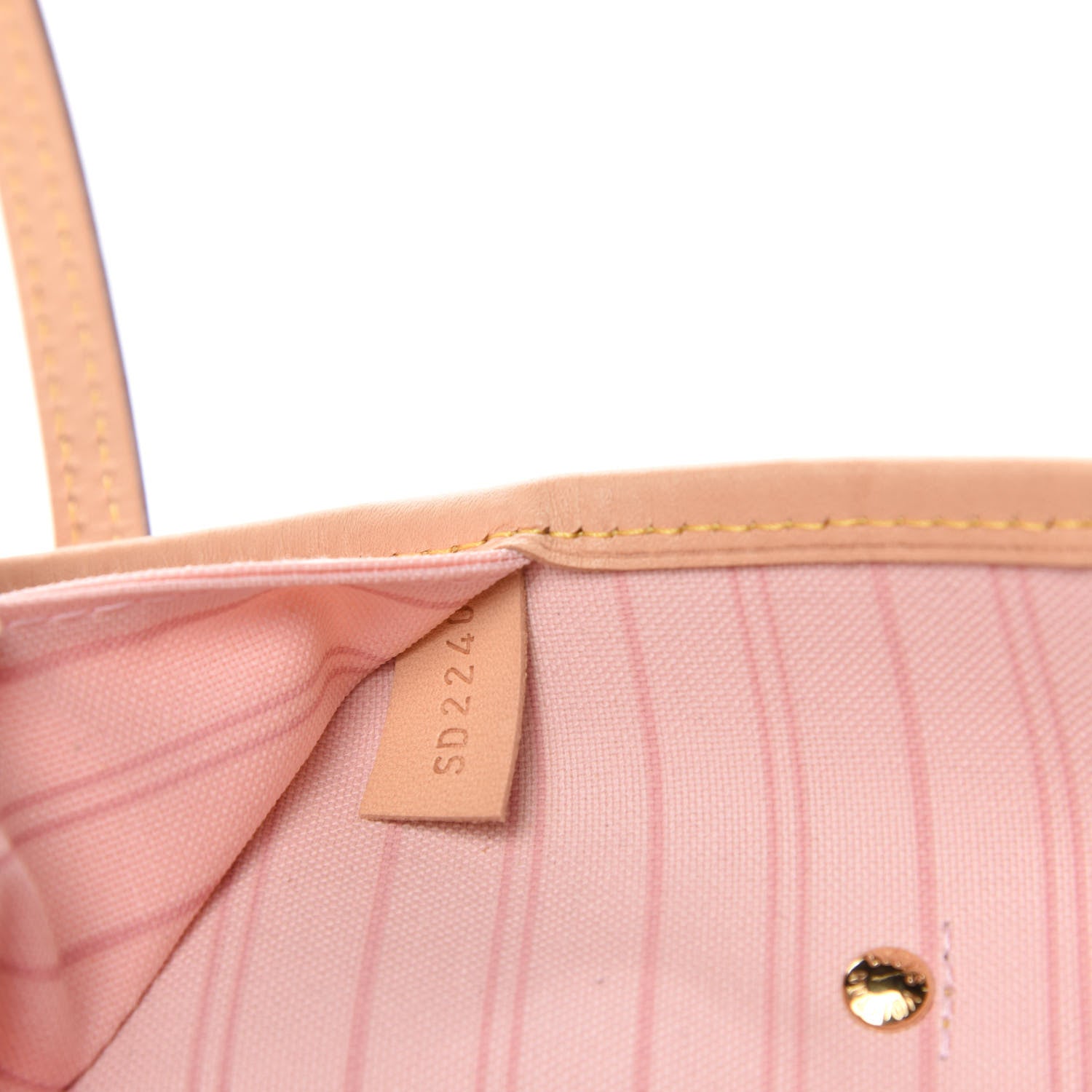 Louis Vuitton Damier Azur Neo Neverfull MM Rose Ballerine 10 of 11