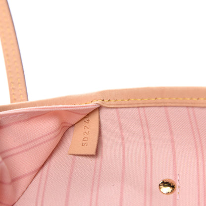 Louis Vuitton Damier Azur Neo Neverfull MM Rose Ballerine 10 of 11