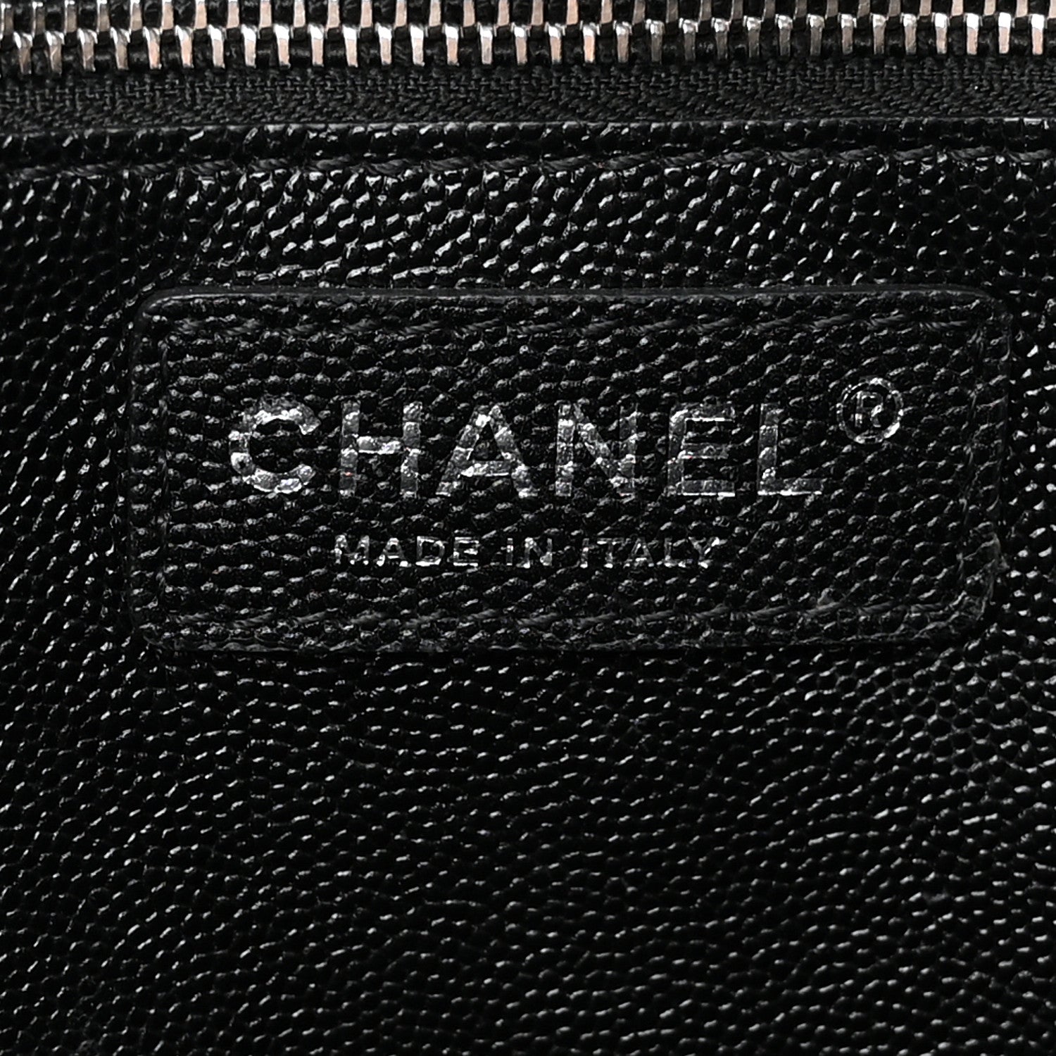 Chanel Caviar Stitched Large Lady Coco Shopping Tote Black 6 of 14