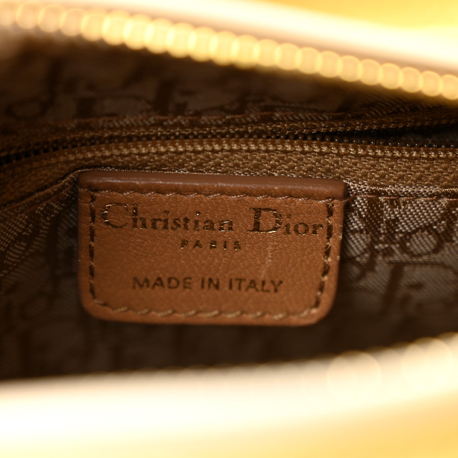 Christian Dior Patent Cannage Medium Lady Dior Beige 6 of 11