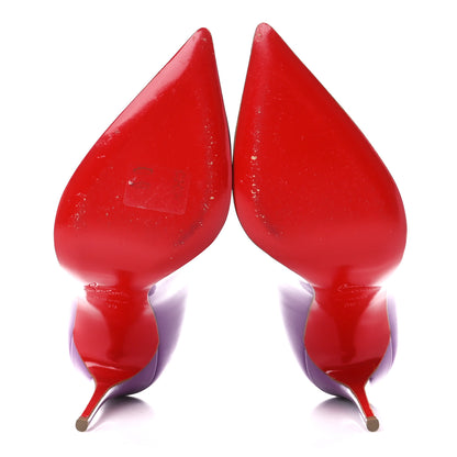 Christian Louboutin Patent Pigalle Follies 100 Pumps 38 Digitale 5 of 8