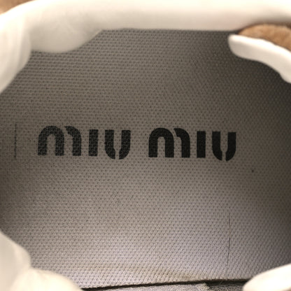 Miu Miu X NEW BALANCE Suede 530 SL Sneakers 38.5 Ecru 8 of 9