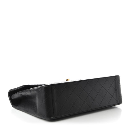 Chanel Lambskin Quilted XL Jumbo Single Flap Black 4 of 13