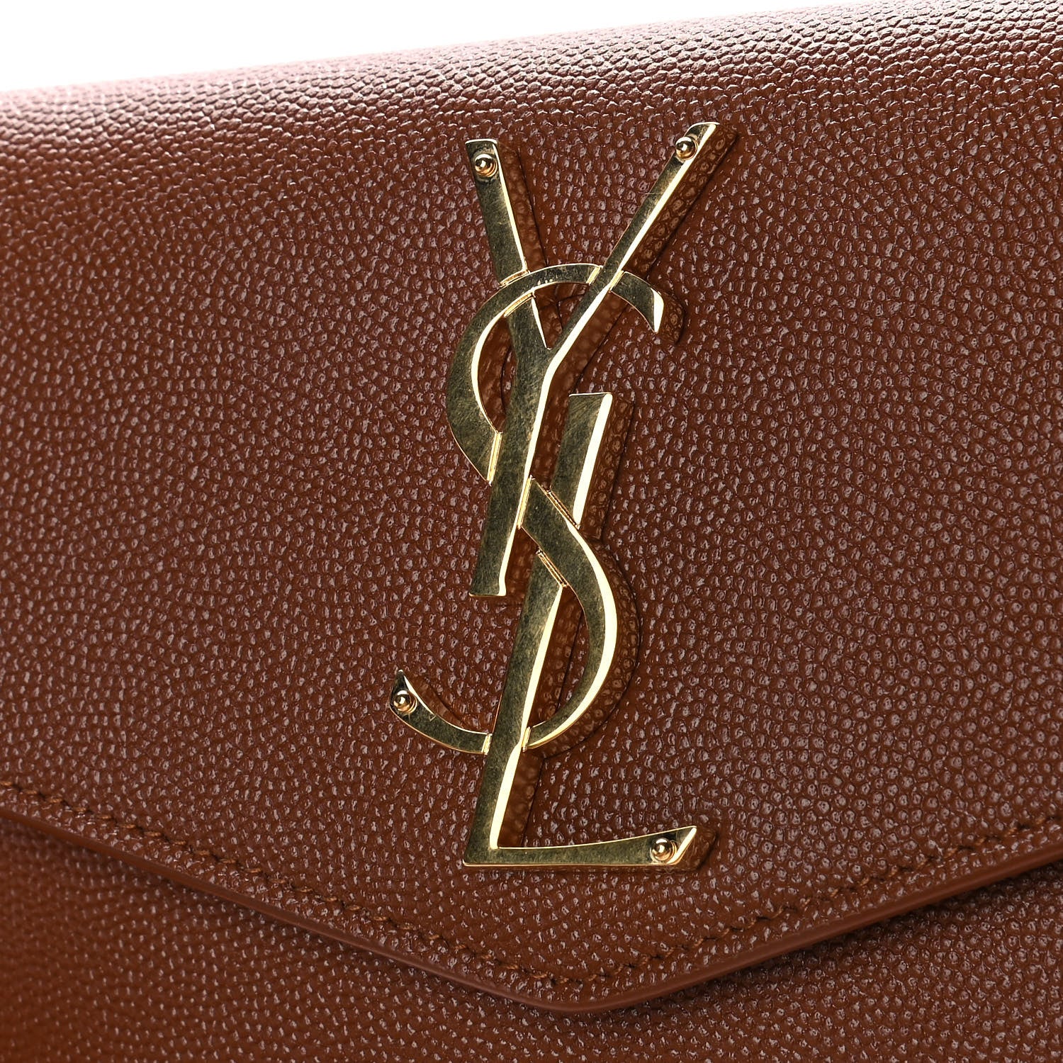 Saint Laurent Grain De Poudre Uptown Pouch Brick 8 of 8