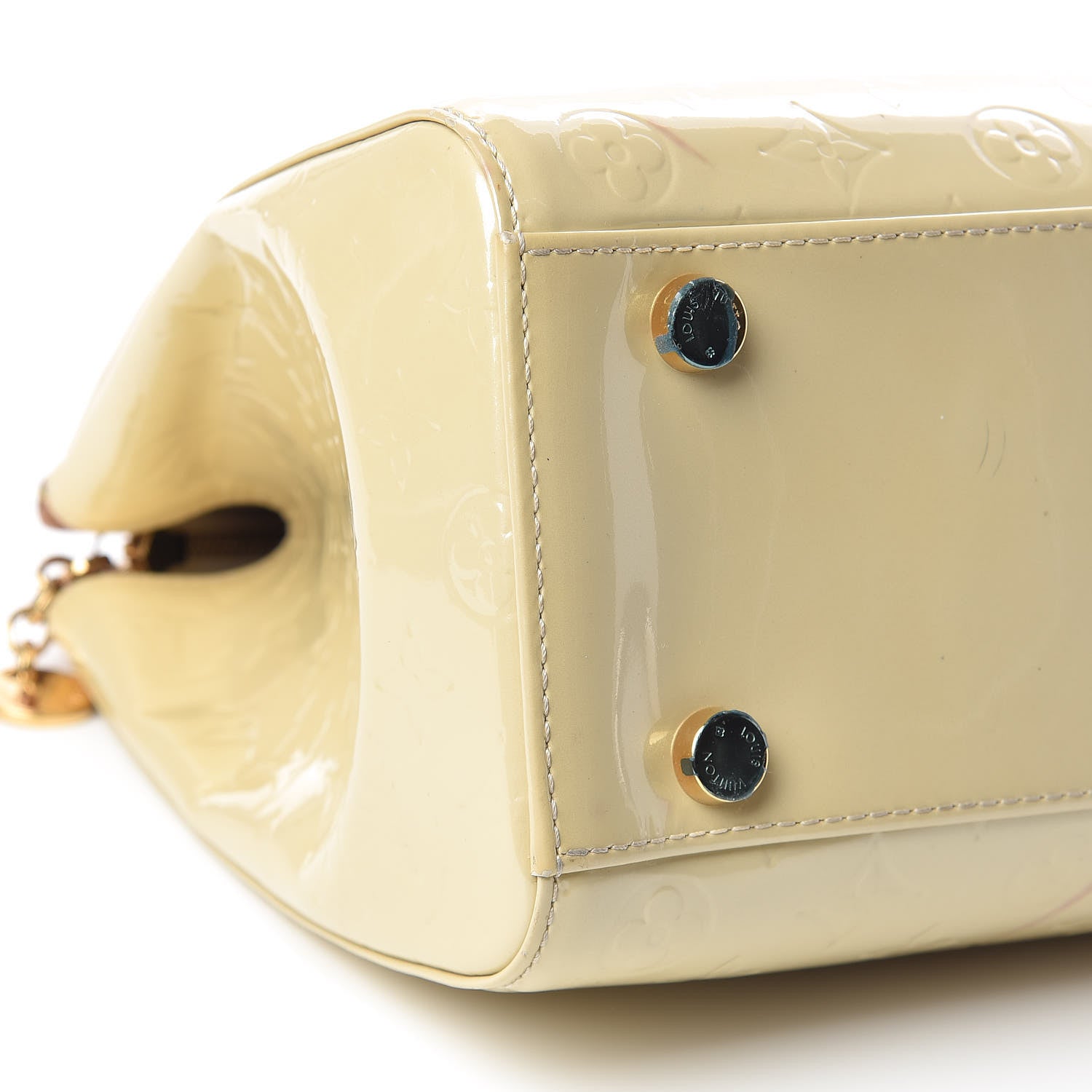 Louis Vuitton Vernis Brea GM Blanc Corail 8 of 15