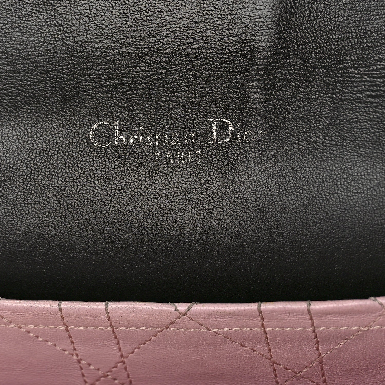 Christian Dior Lambskin Mixed Cannage Miss Dior Flap Black 6 of 11