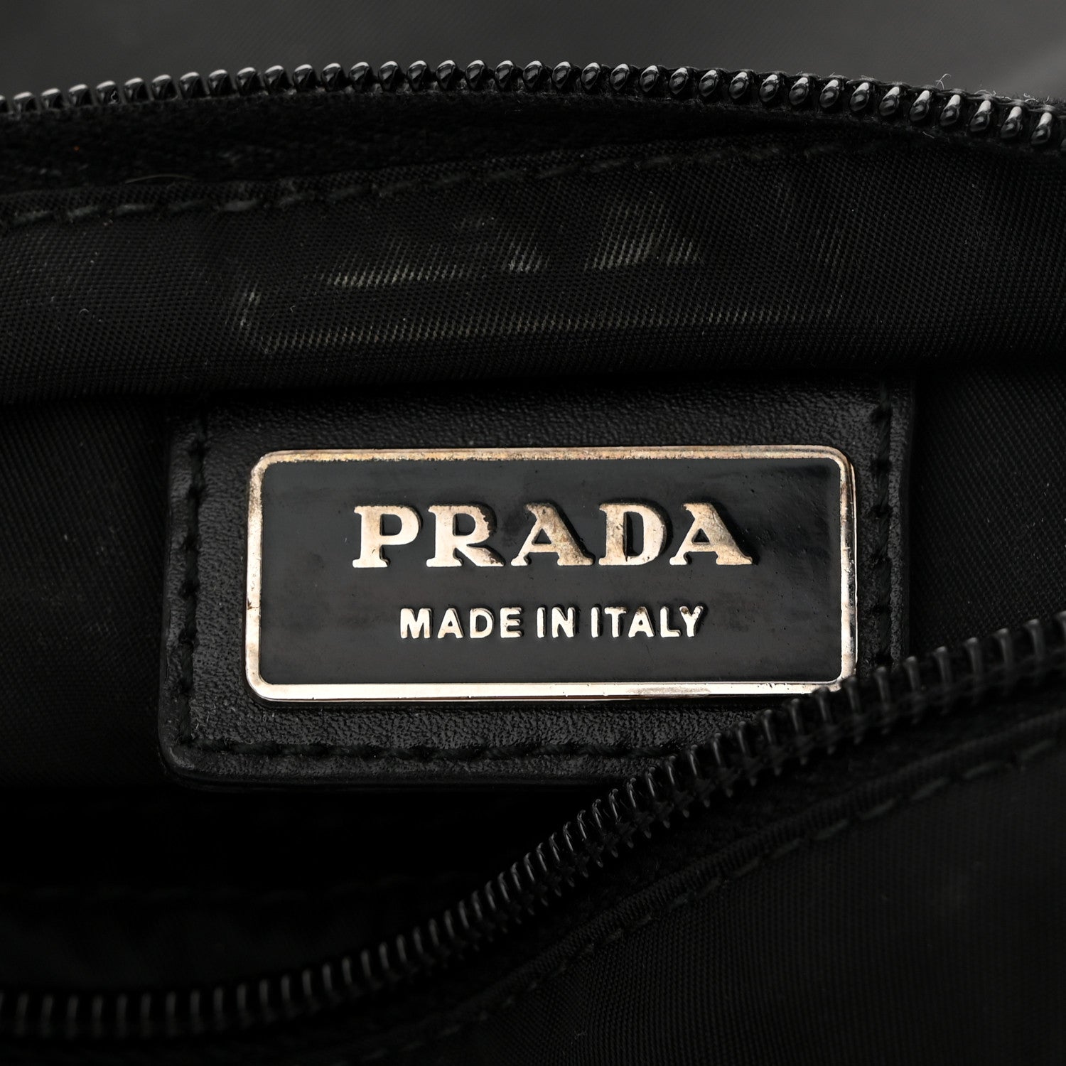 Prada Tessuto Nylon Flat Messenger Bag Black 6 of 10