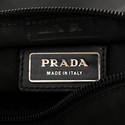 Prada Tessuto Nylon Flat Messenger Bag Black 6 of 10
