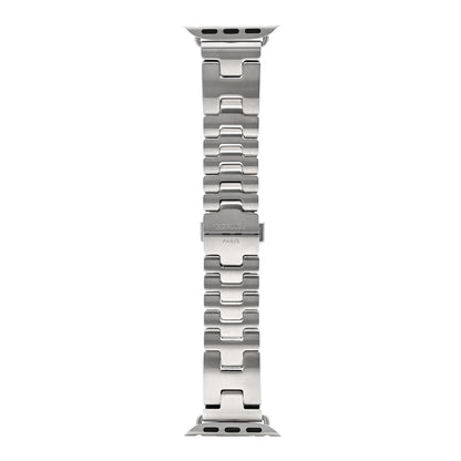Hermes Stainless Steel 42mm Grand H Apple Watch Single Tour Band Gris 1 of 4