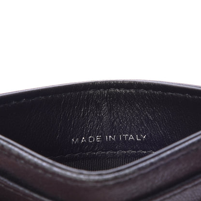 Chanel Lambskin Camellia Embossed Card Holder Black 7 of 9