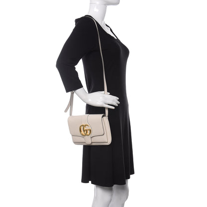 Gucci Calfskin Small Arli Flap Shoulder Bag Mystic White 2 of 9