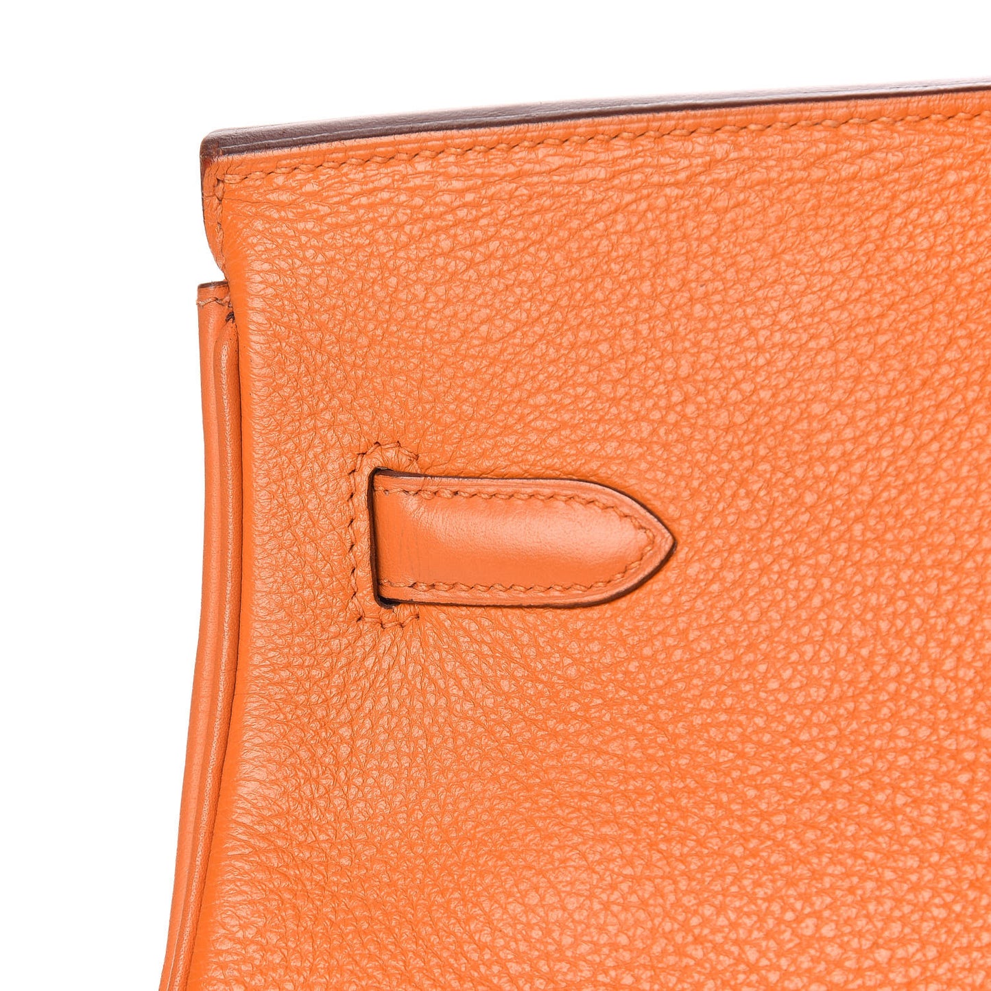 Taurillon Clemence Birkin 40 Orange