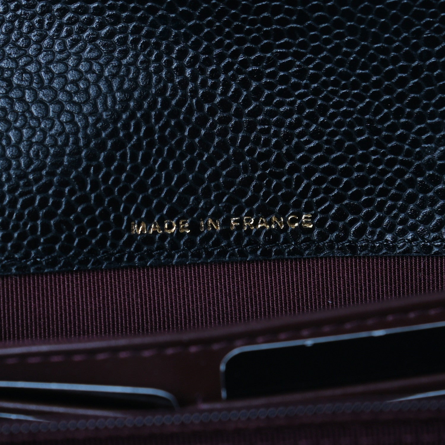 Chanel Caviar Quilted Large Flap Gusset Wallet Black 7 of 9