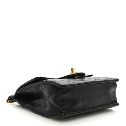 Chanel Goatskin Quilted Chic Pearls Flap Black 4 of 12