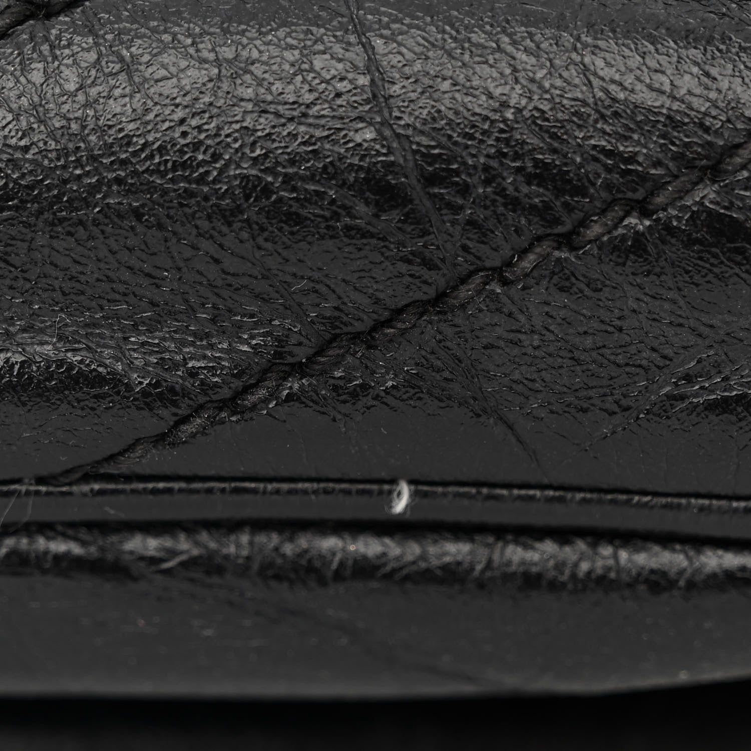 Saint Laurent Crinkled Calfskin Matelasse Monogram Medium Niki Chain Satchel Black 11 of 12