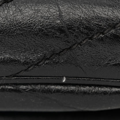 Saint Laurent Crinkled Calfskin Matelasse Monogram Medium Niki Chain Satchel Black 11 of 12