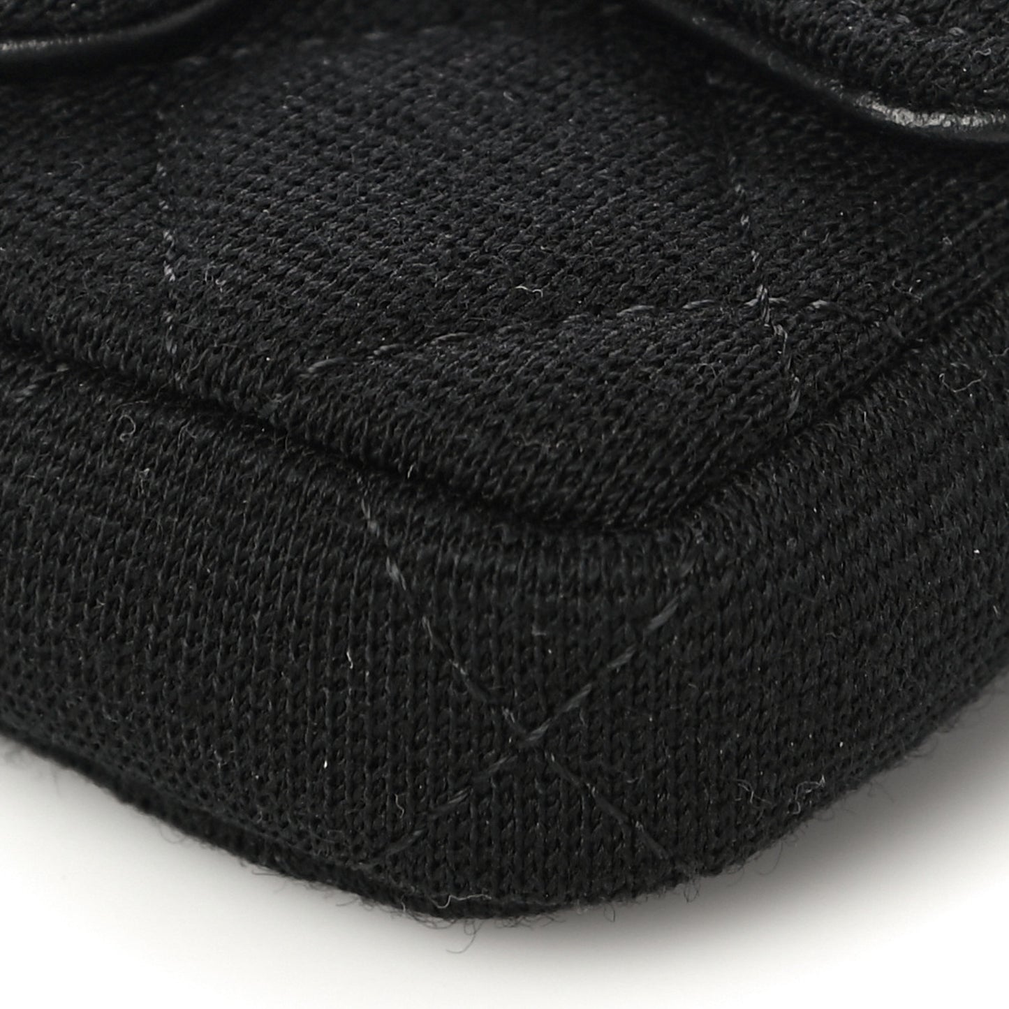 Jersey Quilted Belt Bag Black