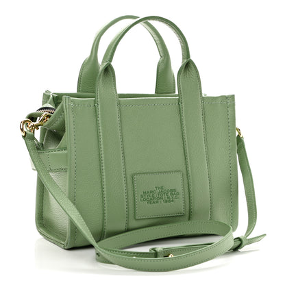 Marc Jacobs Grained Calfskin Small The Tote Bag Aspen Green 3 of 15
