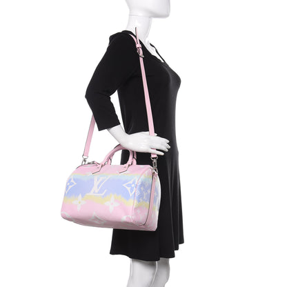 Louis Vuitton Monogram Escale Speedy Bandouliere 30 Pastel 2 of 11