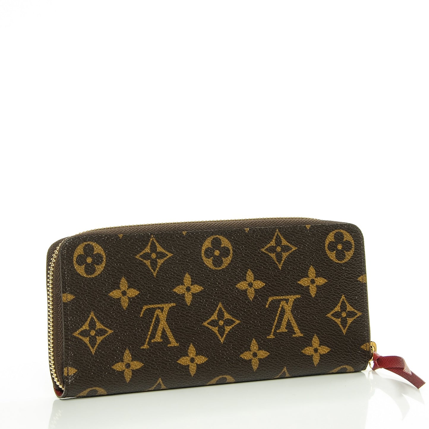 Monogram Clemence Wallet Fuchsia