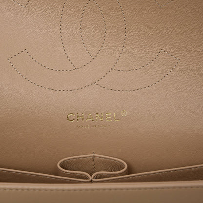 Chanel Lambskin Quilted Jumbo Double Flap Beige Clair 6 of 15