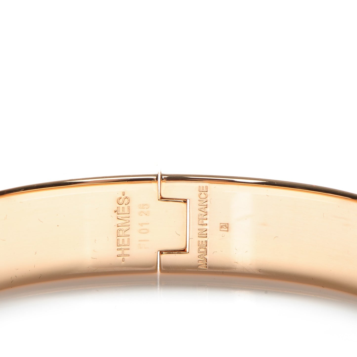 Narrow Enamel Clic Clac H Bracelet PM Bleu Biarritz