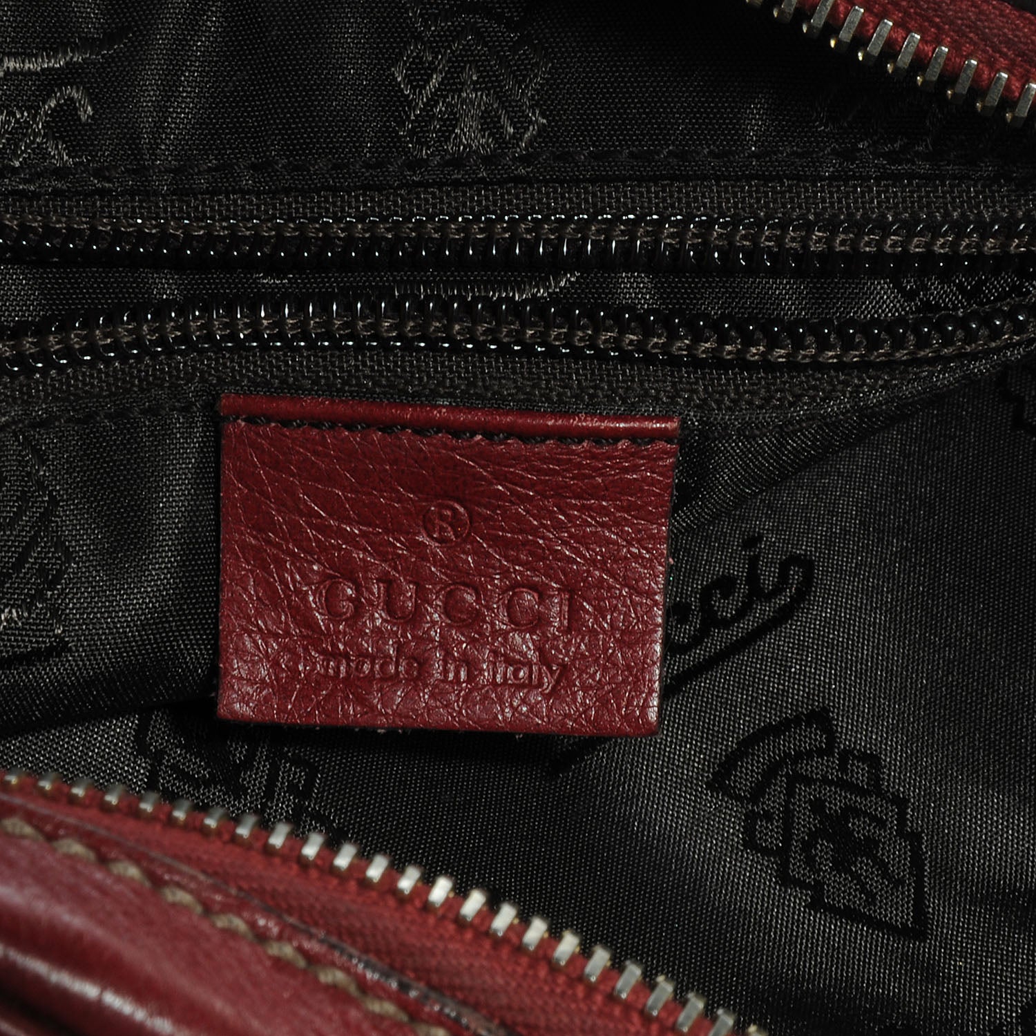 Gucci Guccissima Small Shoulder Bag Red 6 of 9