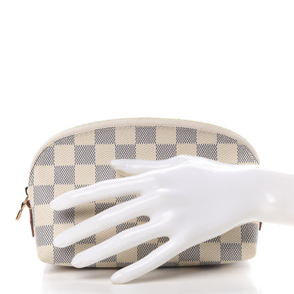 Louis Vuitton Damier Azur Cosmetic Pouch 2 of 9