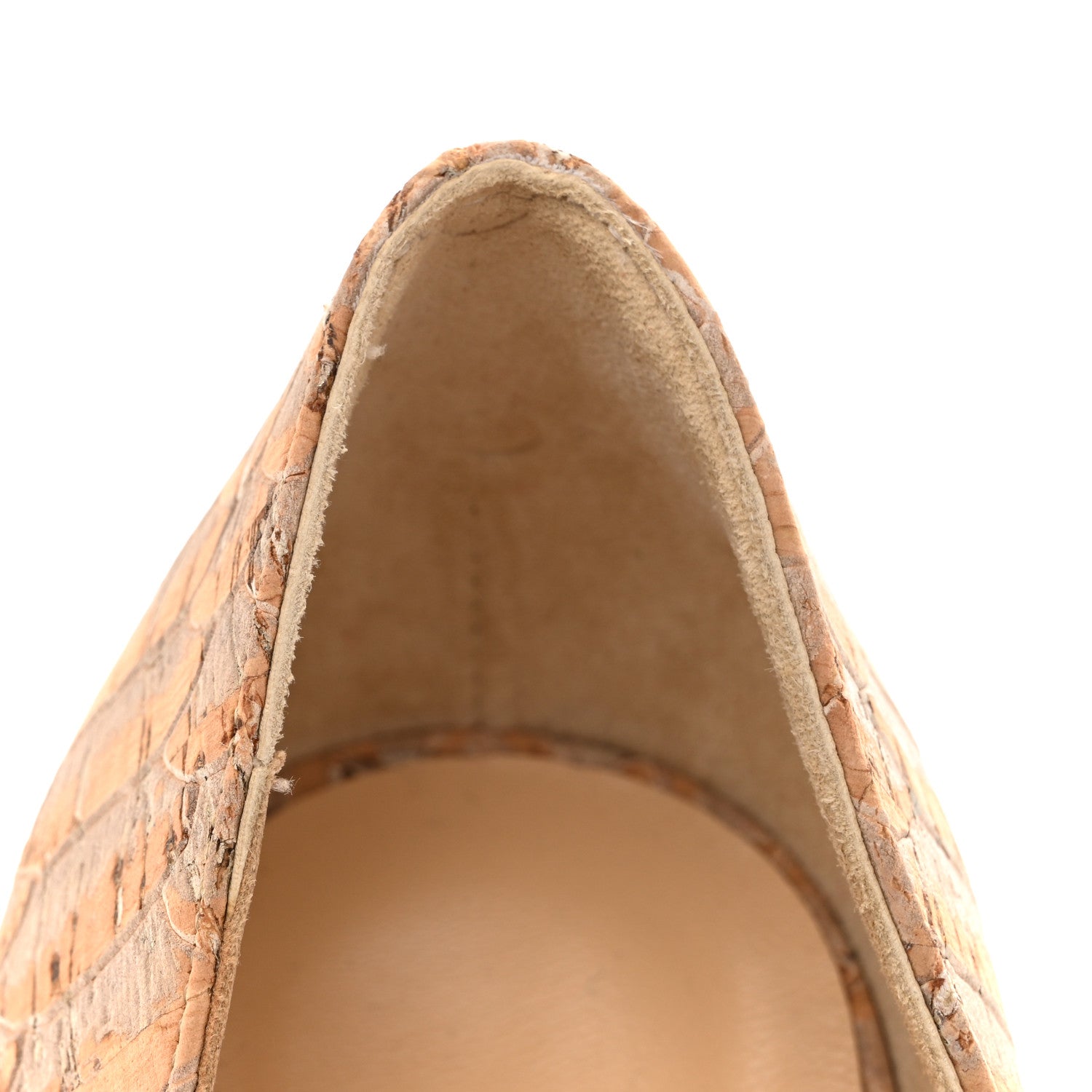 Christian Louboutin Liege Embossed Iriza 100 Pumps 39 Beige 8 of 11
