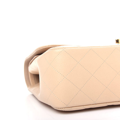 Chanel Caviar Quilted Jumbo Double Flap Light Beige 8 of 11