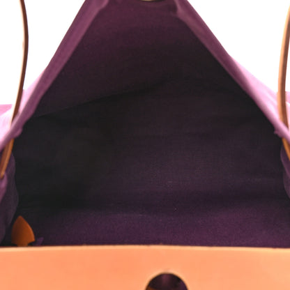 Hermes Toile Vache Hunter Herbag Zip 31 PM Cassis Fauve 6 of 13