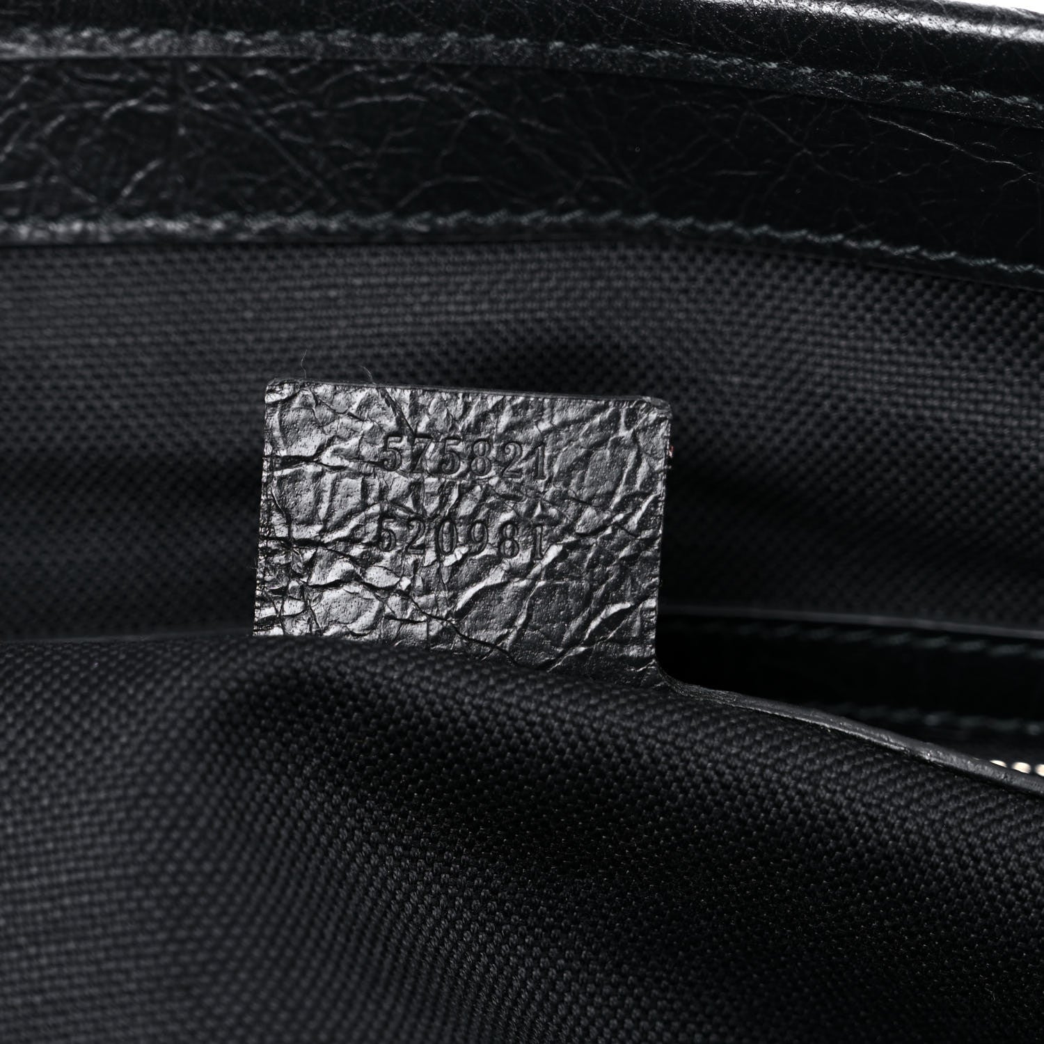 Gucci Fluffy Calfskin Morpheus Tote Bag Black 7 of 10