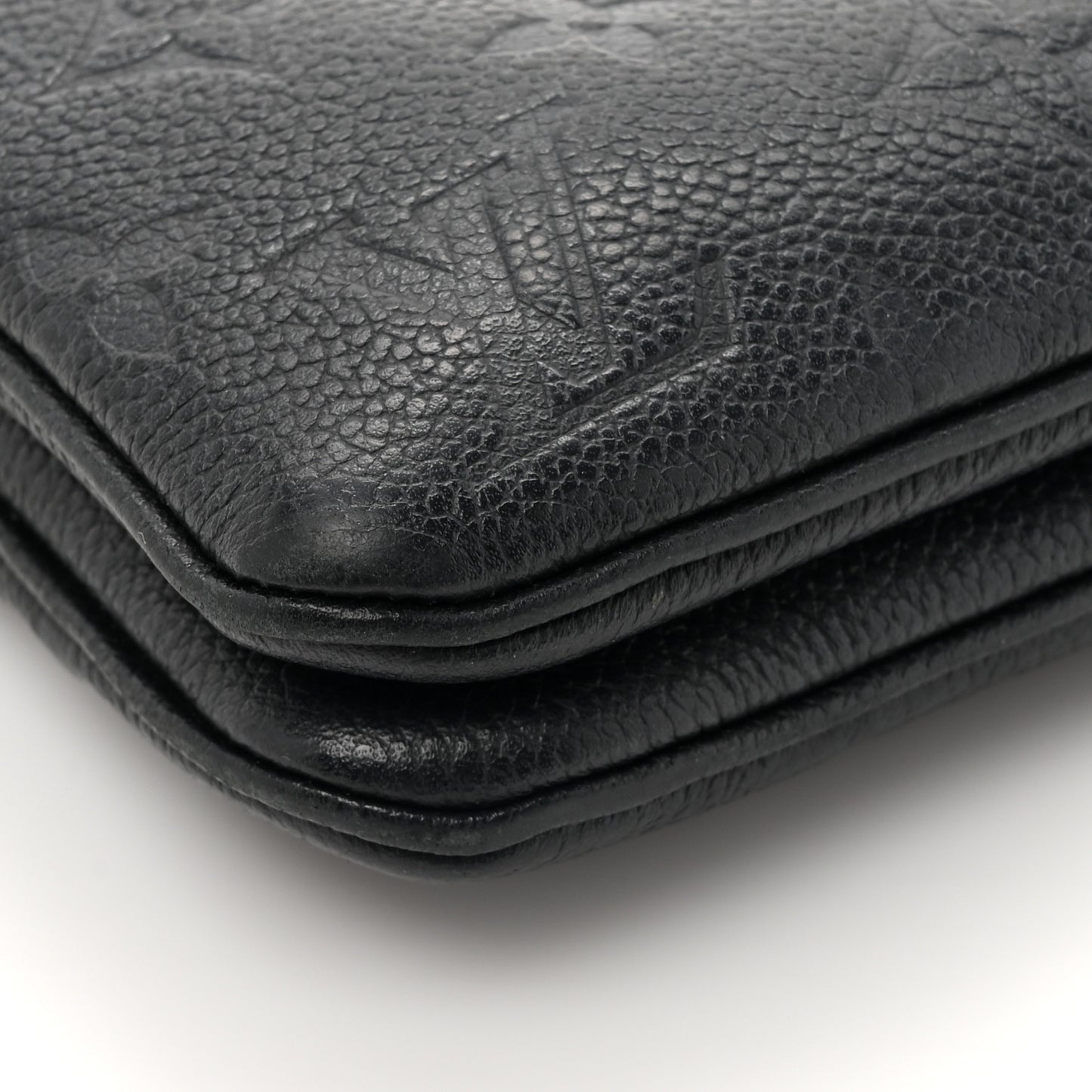 Empreinte Double Zip Pochette Black